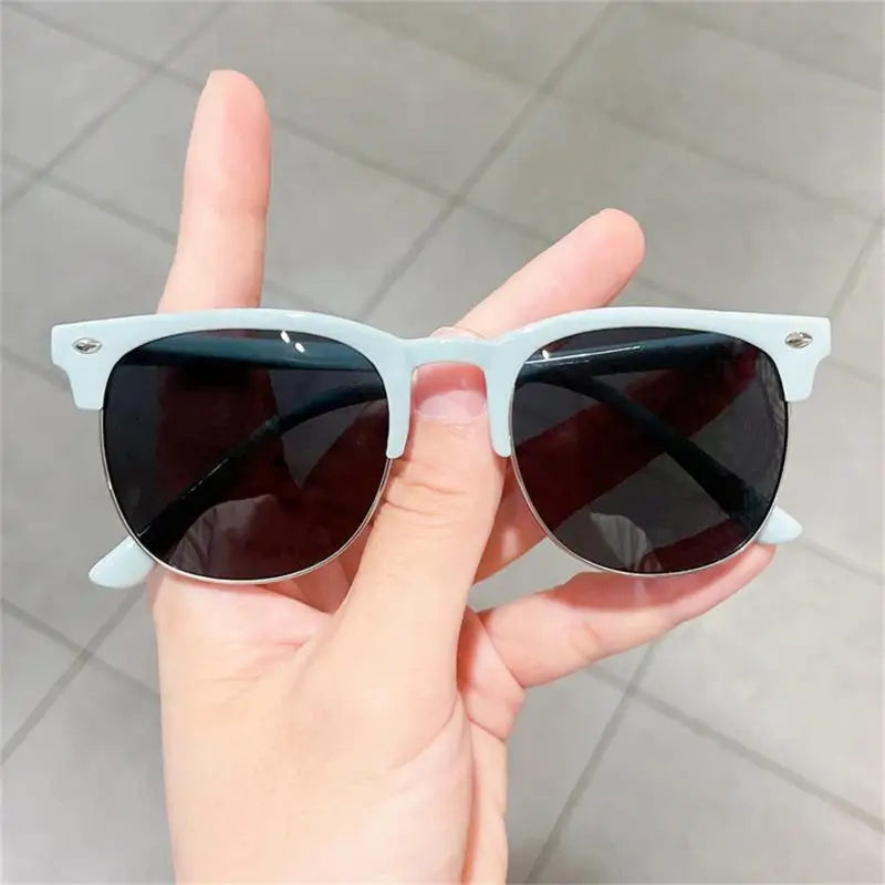 Nuevas gafas de sol para niños, modernas, coloridas, reflectantes, para niños y niñas, con protección UV400, para ciclismo al aire libre, de alta definición.