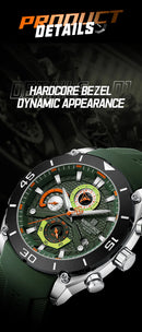 NAVIFORCE Sport Watch for Men Waterproof Quartz Wristwatch Chronograph Military Clock With Luminous Reloj Hombre Male Gift 2024