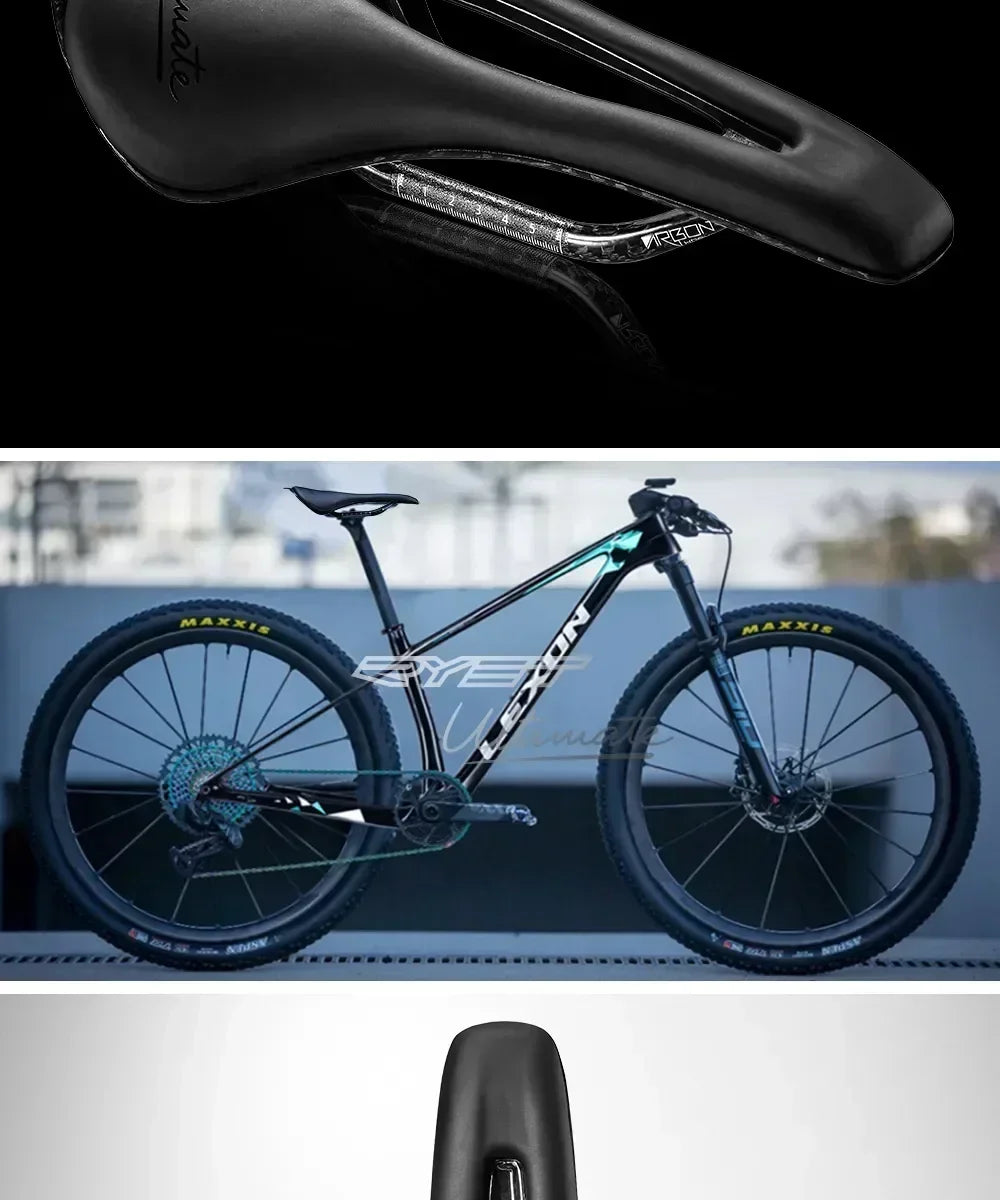 RYET Bicycle Saddle Ultralight Racing Bike Full Carbon Bike Seating Saddles 115g 7x9mm Road Sports Cushion Cycling Accessories
