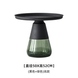 Artistic Glass Coffee Tables, Creative Design End Tables for Living Room , Stylish Accent Tea Table with Various Sizes & Colors