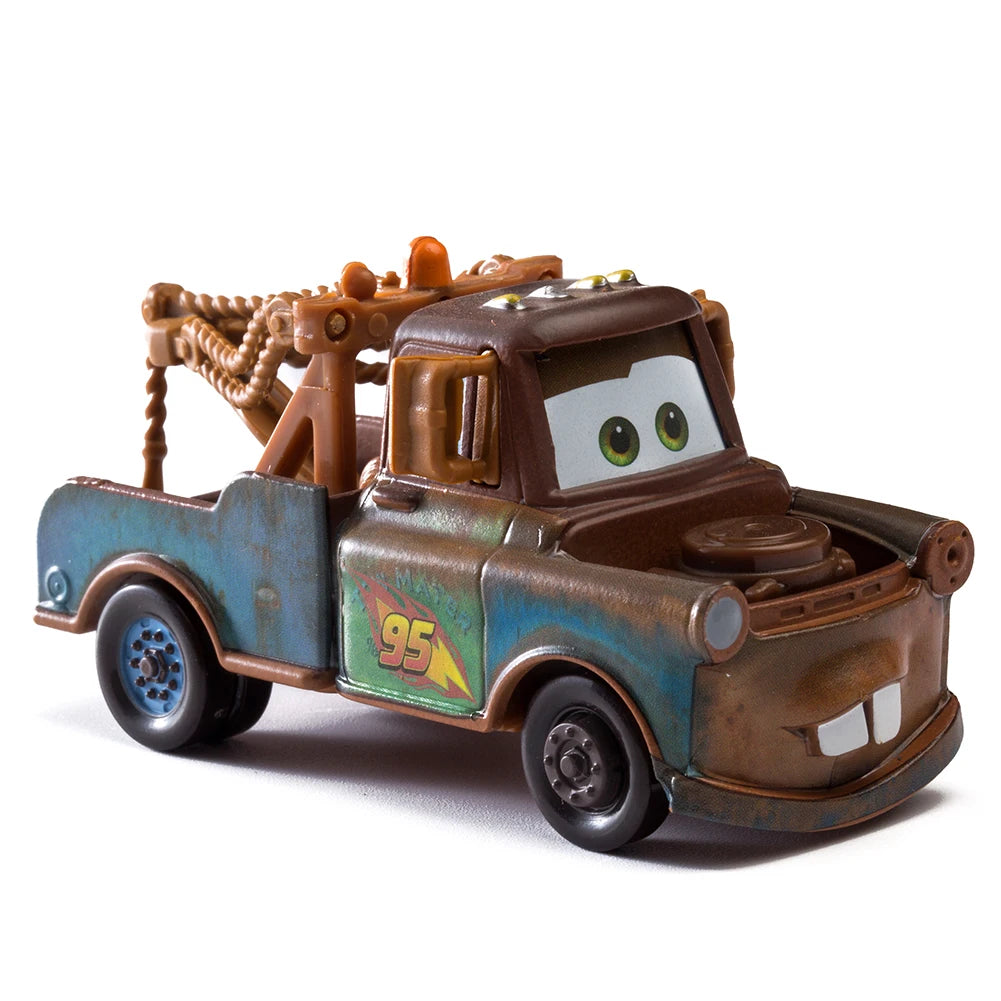 Disney Pixar Cars Toys Racing Lightning McQueen Jackson Storm Mater Sheriff 1:55 Diecast Model Car Toy Children Birthday Gift
