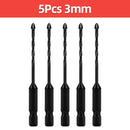 Cross Hex Drill Bit Set For Concrete Porcelain Tile Glass Metal Professional Multifunction Drill Bits Kit Tools Carbide Drills