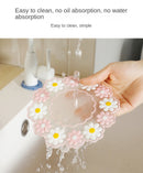 Round Daisy Heat Resistant Silicone Mat  Cup Coasters Insulation Non Slip Pot Holder Thicken Table Placemat Kitchen Accessories