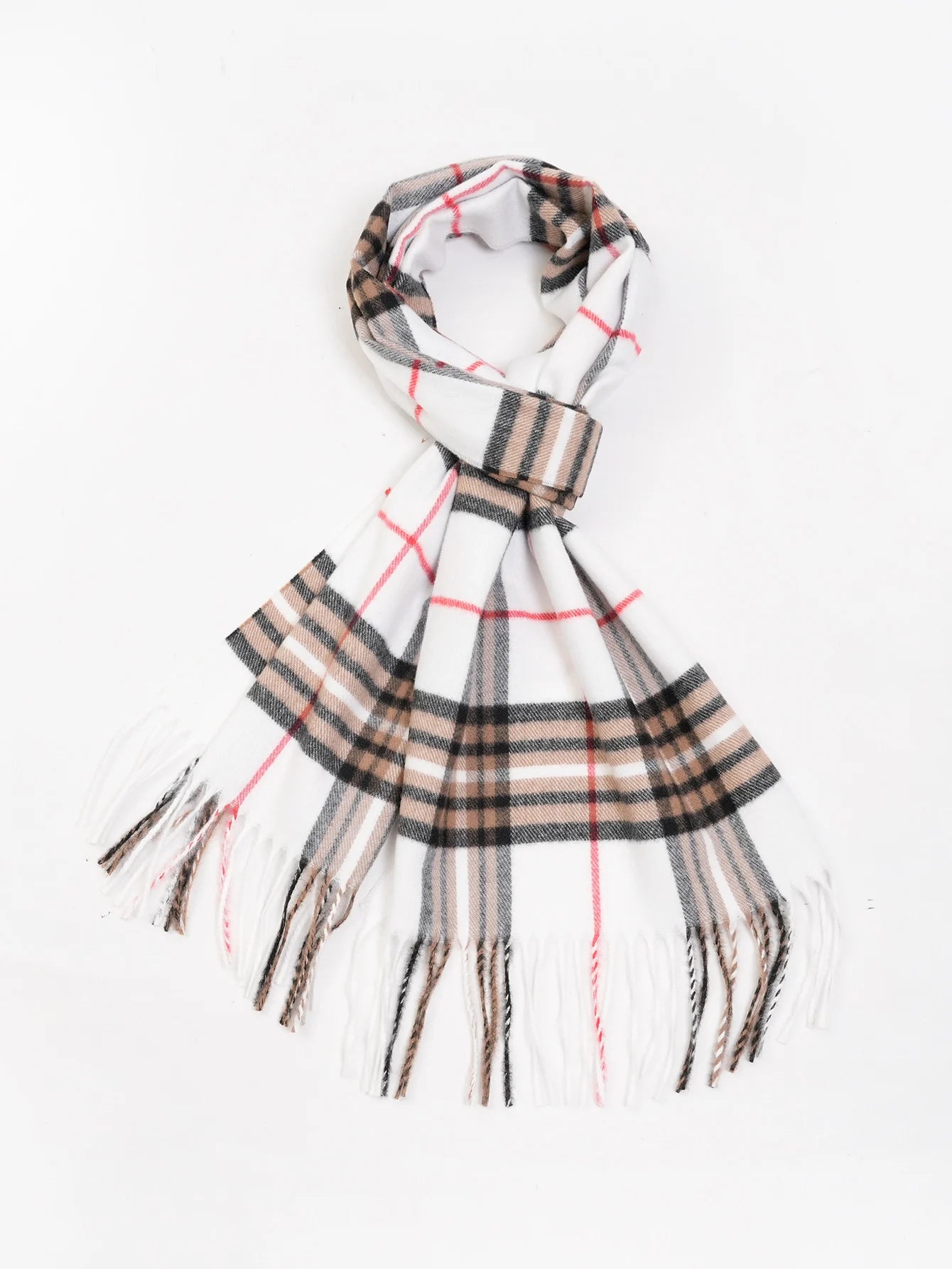 Bufanda tipo chal para hombre con tacto de cachemira cálido a cuadros de Edimburgo, bufanda a cuadros escoceses de estilo preppy