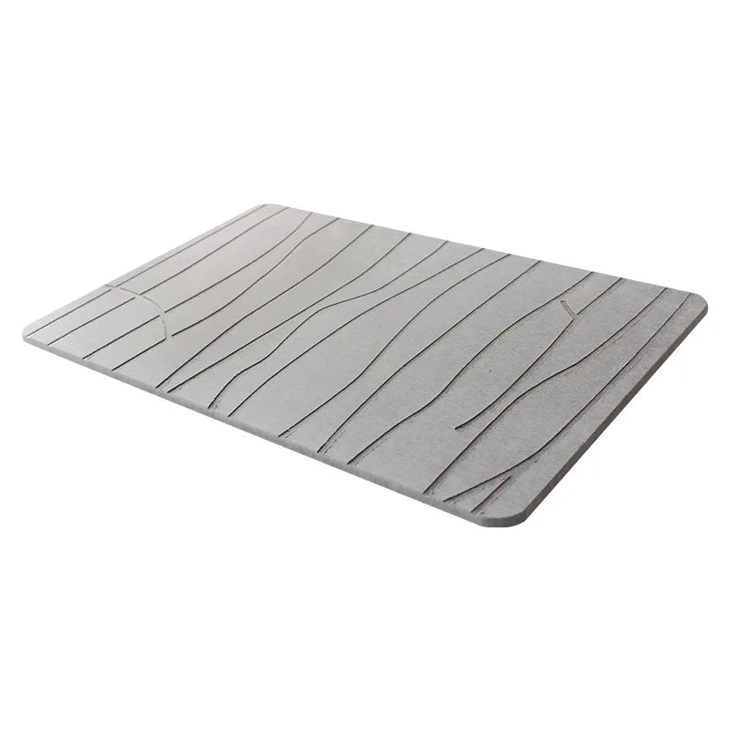 Indoor Diatomite Stone Bath Mat Diatom Mud Soft Mat Water Absorption Quick Drying Diatomite Stone Shower Mat Entryway Rugs