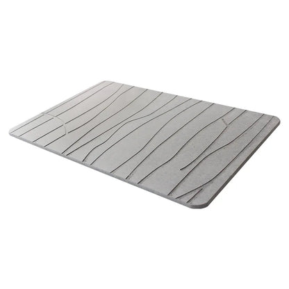 Indoor Diatomite Stone Bath Mat Diatom Mud Soft Mat Water Absorption Quick Drying Diatomite Stone Shower Mat Entryway Rugs