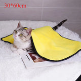 60x160cm Pet Towel Dog and Cat Absorbent Quick-drying Bath Towel Soft and Thick Coral Velvet Pet Bath Towel