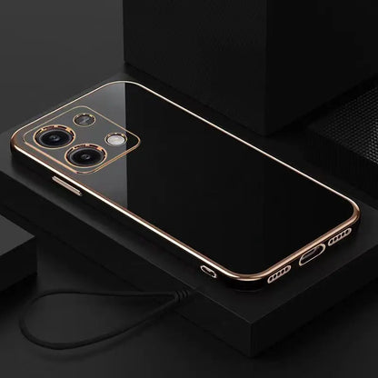For Redmi Note 13 4G Case Redmi Note 13 PRO 5G 4G Cover Note 13 Pro+ Plus Luxury Square Plating Phone Case Shockproof Back Cover