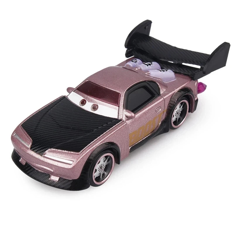Disney Pixar Cars 3 2 Metal Diecast Car Toy Lightning McQueen Queen of England Fritter Miss For Kids Boy Birthday Toy Car Gifts