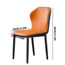 2pc dining chair Kitchen Chairs PU Padded Seat chair Cafe Chair Soft Bedroom Luxury Chairs Relaxing Home Furniture Kitchen Chair