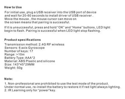 G10S G10SPRO G10BTS G10SPROBT Air Mouse Voice Remote Control 2.4G Wireless Gyroscope IR Learning for Android TV Box PC