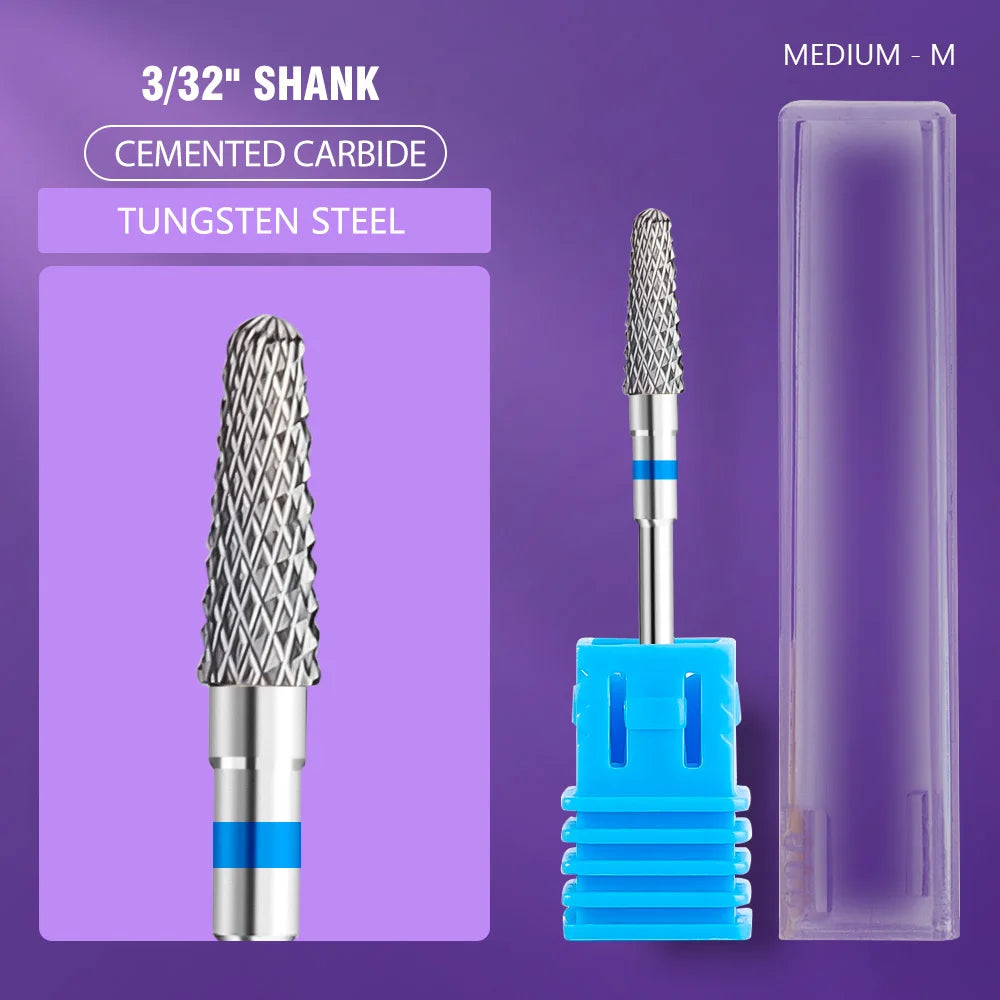 1pc Nail Drill Bit Rotate Burr Milling Nail Cutter Bits Electric Drill Machine For Manicure Pedicure Tools