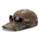 1/2pcs New Men's Camouflage Baseball Cap Breathable Sunscreen Hat Outdoor Sports Hunting Hiking Camping Beach Fishing Sun Hat