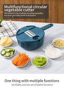 12PCS New Kitchen Multi-functional Nine-in-one Vegetable Cutter Grater Potato Radish Shredder Vegetable Cutter Salad Utensils
