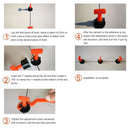 Tile Leveling System Reusable Wedges Construction Flooring Wall Spacer Locator Needle Pin for Wall Floor Tile Laying Leveler