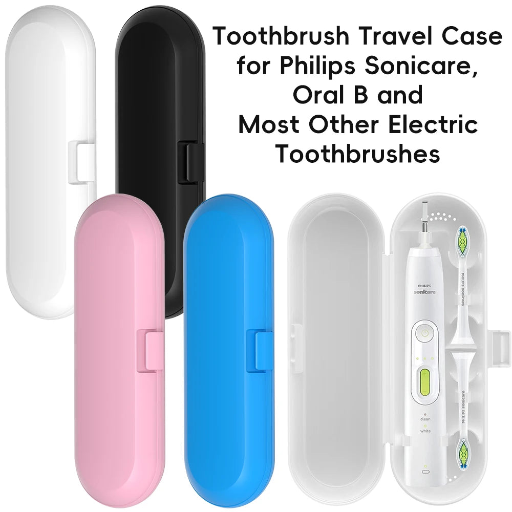 Estojo de Viagem para Escova de Dentes Elétrica, Caixa Protetora Portátil Compatível com Escovas de Dentes Elétricas Oral-B e Philips