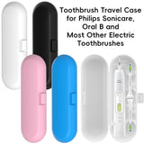 Estojo de Viagem para Escova de Dentes Elétrica, Caixa Protetora Portátil Compatível com Escovas de Dentes Elétricas Oral-B e Philips