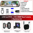 Acceo A37 Car DVR 10.0 Inch Rear View Mirror 2.5K Dash Cam 1080P Car Camera With Rear View Camera Video Recorder Registrar DVRs