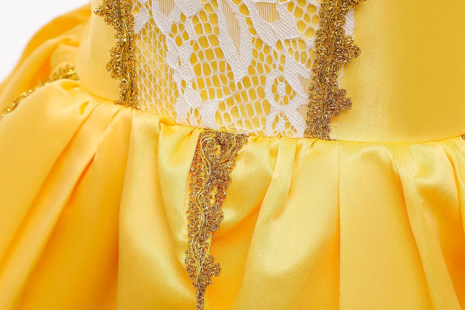 2025 Cosplay Belle Princess Dress Girls Dresses For Beauty and beast Party Clothing Magic stick crown Costume 3-12Y