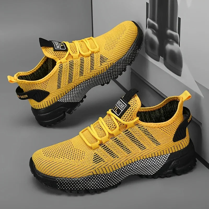 New 2025 Men Running Shoes Breathable Outdoor Sports Shoes Lightweight Sneakers for Men Comfortable Athletic Training Footwear