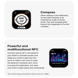DT Watch 10 Smartwatch DT Watch X AMOLED 46mm Screen Video Play Local Music 4GB NFC ChatGPT Compass Smartwatch For Apple Android