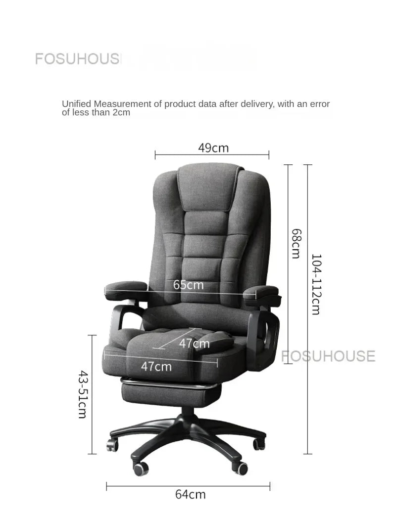 Nordic Boss Office Chairs Home office Furniture bedroom Computer Chair Comfort Seat Back E-sports Chair Swivel Gaming Armchair