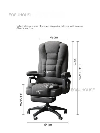 Nordic Boss Office Chairs Home office Furniture bedroom Computer Chair Comfort Seat Back E-sports Chair Swivel Gaming Armchair