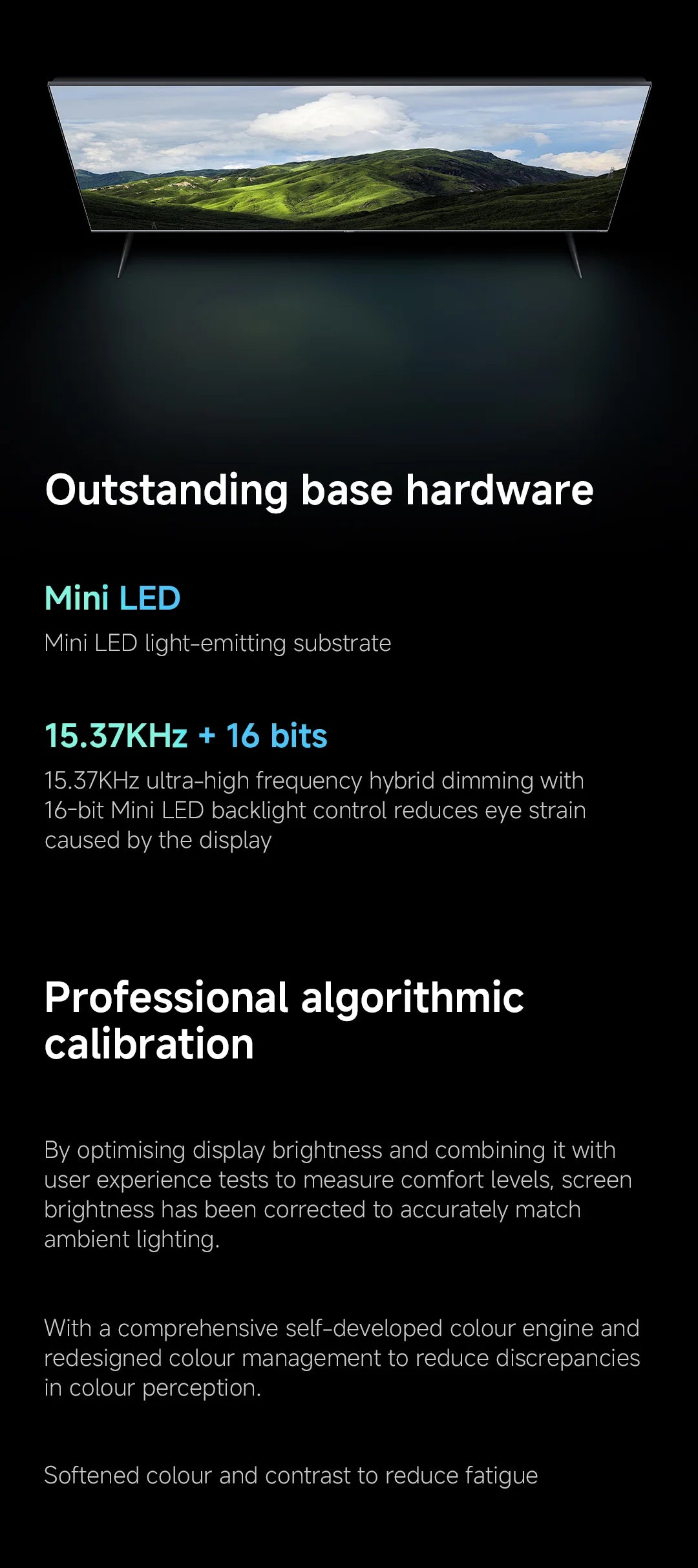 XIAOMI S MINI 55 144Hz QD-Mini LED Dolby Vision® IQ, Dolby Atmos® Google TV