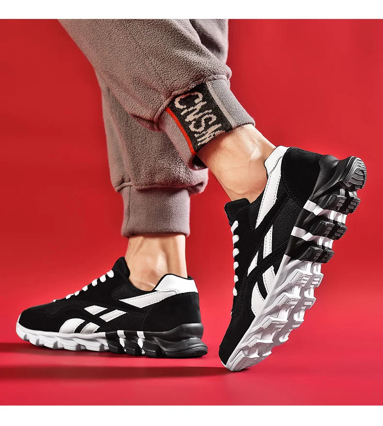 Men Sports Running Shoes Casual Marathon Breathable Lightweight Women's Comfortable Athletic Nonskid Walking Sneakers Outdoors