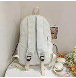 Large Capacity Schoolbag for Boys and Girls, High School and College Students, Simple Casual Sports Backpack, Fashion Travel Backpack
