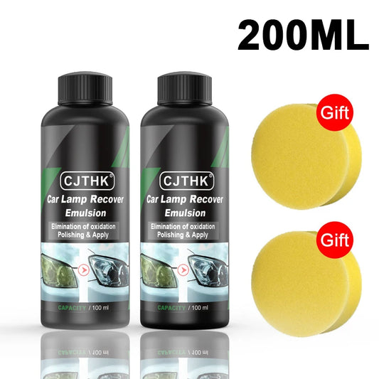 Car Headlight Restoration Polishing Kits, Headlamp Repair, Light Polish, Cleaning Paste, Paint Refurbishment Agent