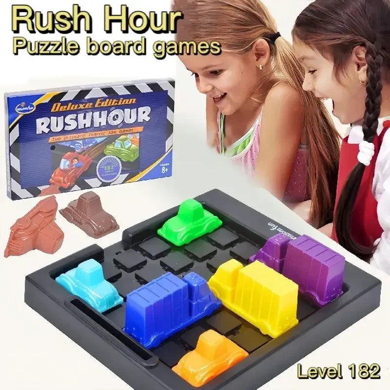 Puzzle Traffic Rush Hour Game Racing Rush Hour Car Interesting Road Logical Reasoning Desktop Game Children's Puzzle Best Toys