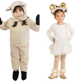 Kids Animal Costumes Lamb Sheep Cosplay Boys Girls Romper For Children Purim Carnival Party Wear