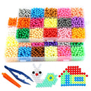 DIY Water Spray Magic Sticky Beads Toy Set Children's Handmade Puzzle Craft Kit Sensory Crystal Beads Kids Art Educational Gifts
