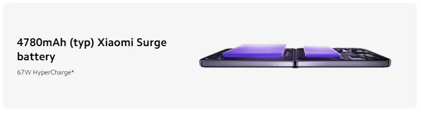 Global Version Xiaomi MIX Flip 67WHyperCharger 12GB 512GB Leica  6.86" 120Hz Display Snapdragon 8 Gen 3 Smartphone 50MP Camera