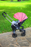 EU STOCK 4in1 baby stroller two-way Multifunctional newborn baby stroller 3in1 Foldable Basket type seat Lightweight Travel Pram