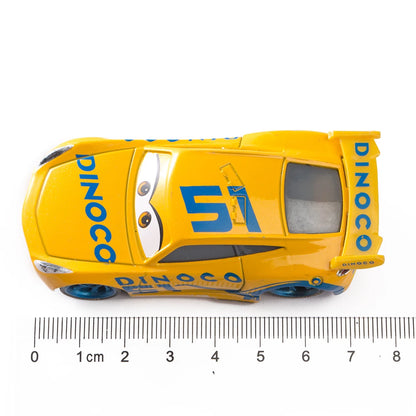 Disney Pixar Cars Rayo McQueen, coche de aleación de metal Mater, modelo 1:55, fundido a presión, Jackson Storm, coche de juguete, regalo de cumpleaños para niños