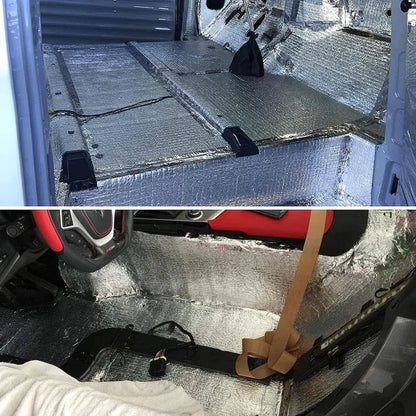 Automotive Thermal and Acoustic Insulation Insulating Mat 5mm 10mm Thick Aluminium Foil Heat Insulation Cotton Door Bonnet