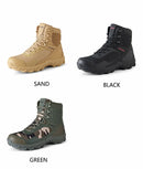 Upgraded Tactics Combat Training Boots Male Outdoors Camping Anti-wear Rapid Response Hiking Shoes Fishing Hunting Sneakers Men