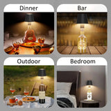 Table Lamp LED Touch Sensor Desktop Night Light Rechargeable Wireless Reading Lamp For Hotel Bar Restaurant Bedroom Decor Light