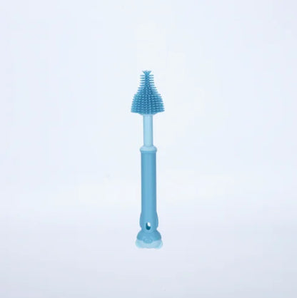 Silicone Bottle Cleaning Brush Baby Pacifier Straw Scrubber Small Brush 360 Degree Glass Cup Washing Kitchen Cleaning Tool Set