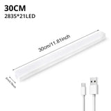 Night Lights Wireless LED Motion Sensor Lamp USB Rechargeable Magnetic For Wardrobe Room Closet Kitchen Aisle Tube Detector Bulb