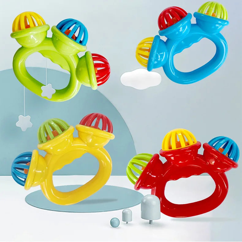 Newborn Baby Infants Rattles Toy Comfort Soothing Soother Sound Toddlers Kids Boys Girls Toys 0-3Y