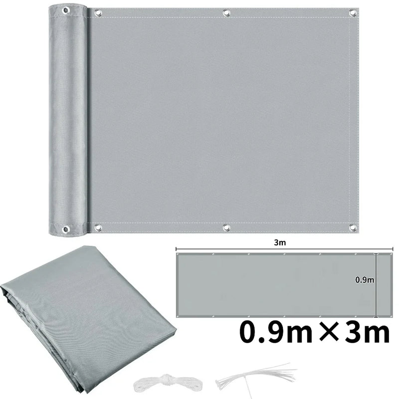 Waterproof Privacy Fence Screen Fence Covering Privacy with Grommets UV Protection Fencing Shade Cover for Outdoor Yard Backyard