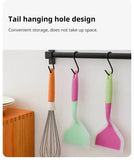 1PCS Random Color Silicone Kitchen Ware Cooking Utensils Spatula Beef Meat Egg Kitchen Scraper Wide Pizza Cooking Tools Shovel