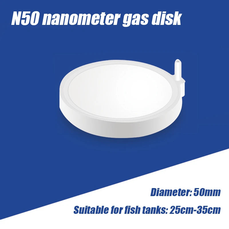 Air Stone Oxygen Aerator For Aquarium Disc Bubble Diffuser Air Bubble Pump Hydroponic Oxygen Plate Mini Accessories Nano Disc