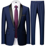 Black Men Autumn Wedding Party Three Pieces Set Large Size 5XL 6XL Male Blazer Coat Pants and Vest Fashion Slim Fit Suit