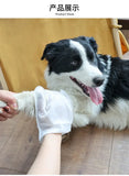 6PCS Cat Dog Disposable Glove Towels Pet Wash Free Glove No Rinse Washing Gloves Towels Deodorizing Dry Cleaning Wet Towels