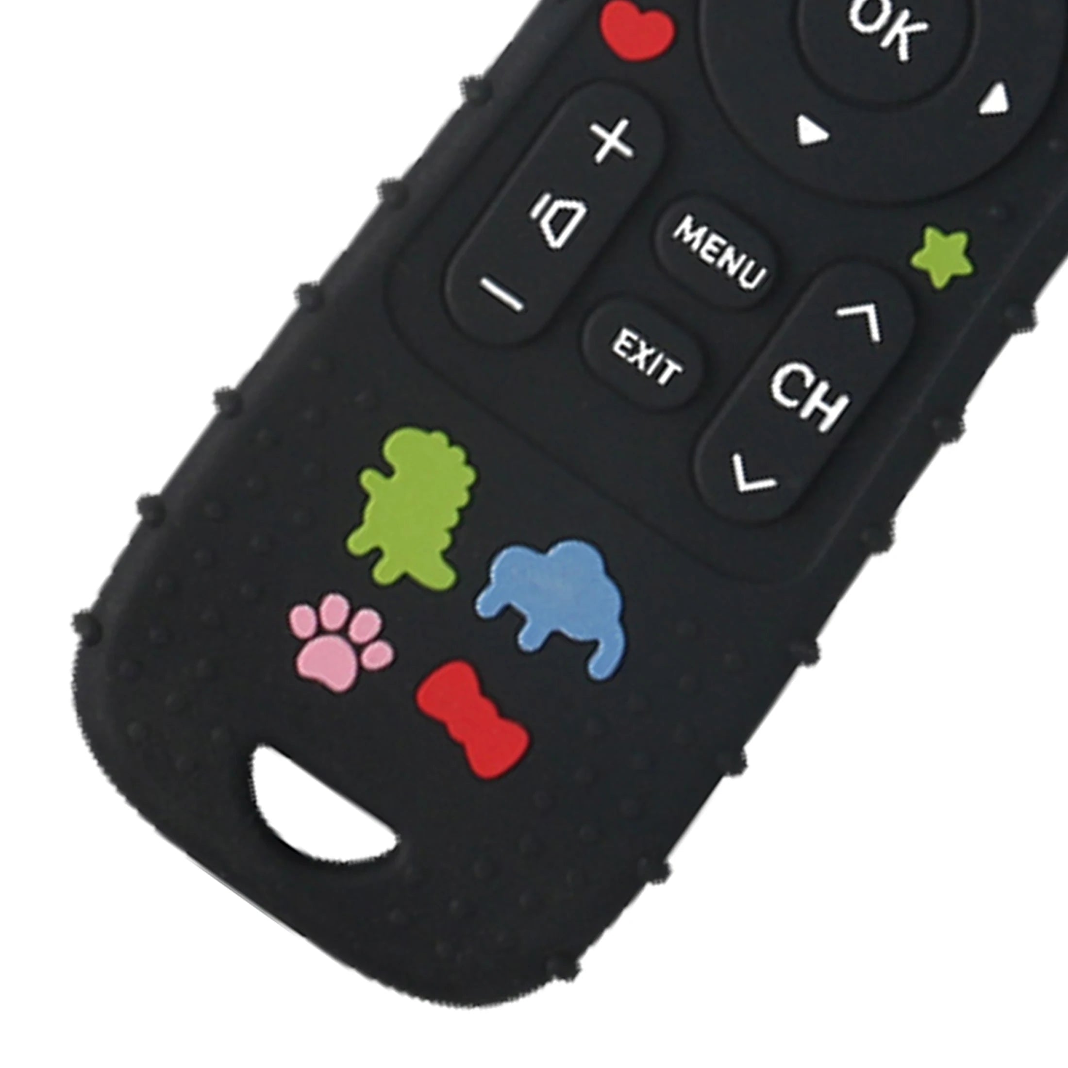 Silicone simulation remote control pressing toy grinding teeth glue