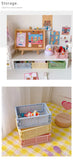 6 Color Organizing Storage Baskets Case Folding Student Desktop Basket Tape Stationery Plastic Foldable Container Storage Box